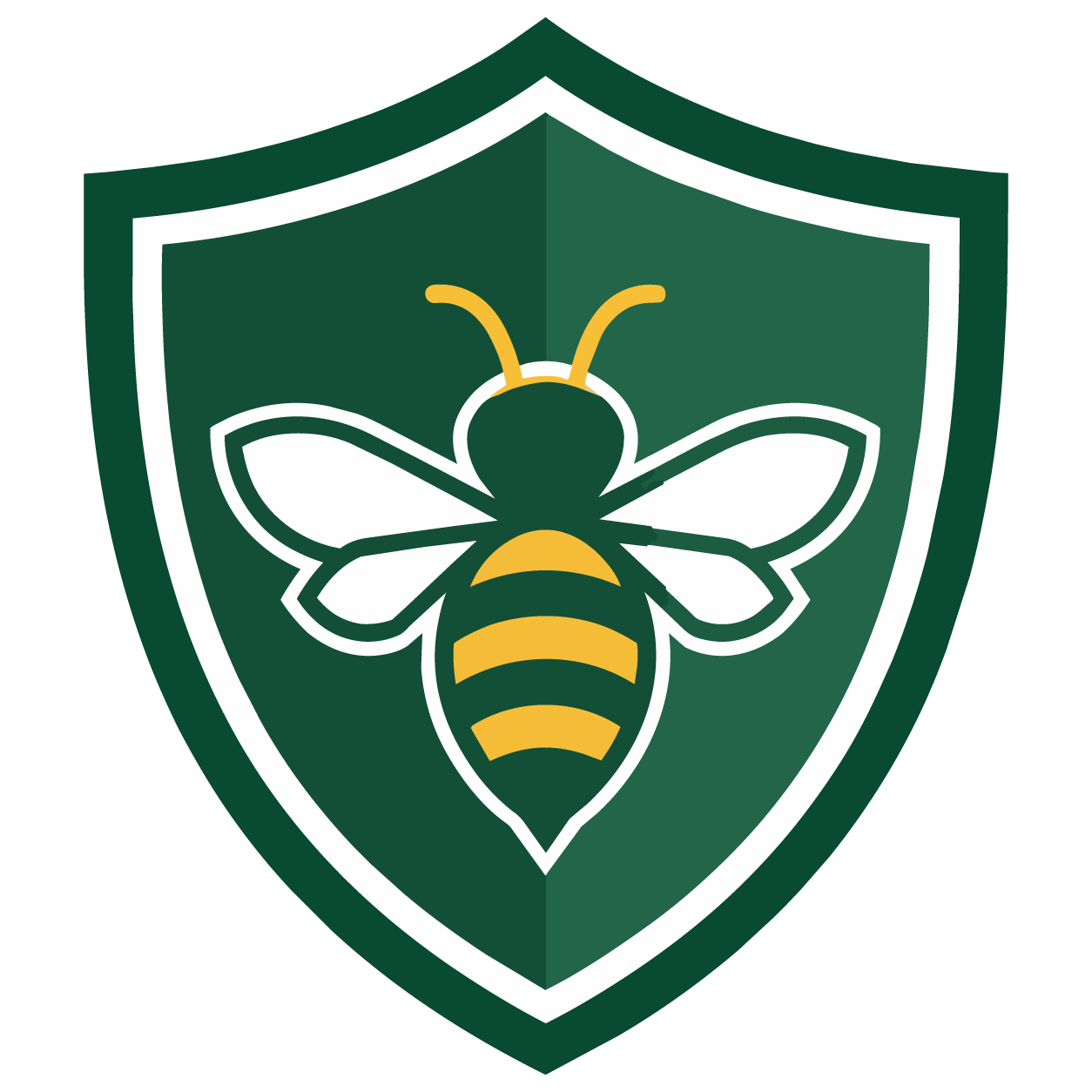 B-HIVE bee and shield logo